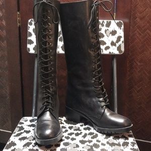 Vintage Lace up boots/riding boots
